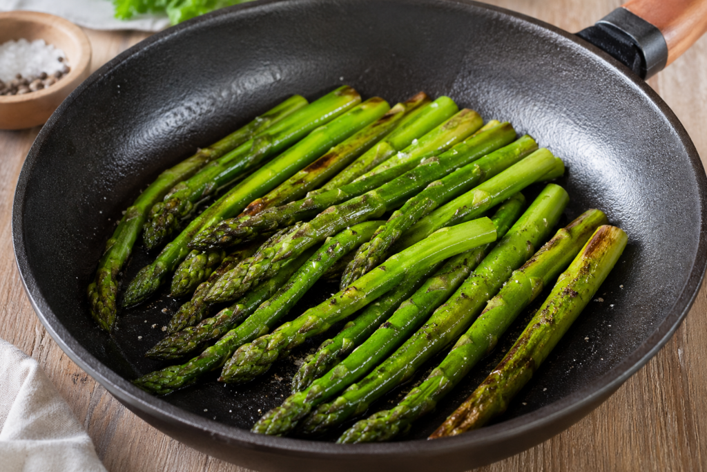 Frühlingsrezept Grüner Spargel