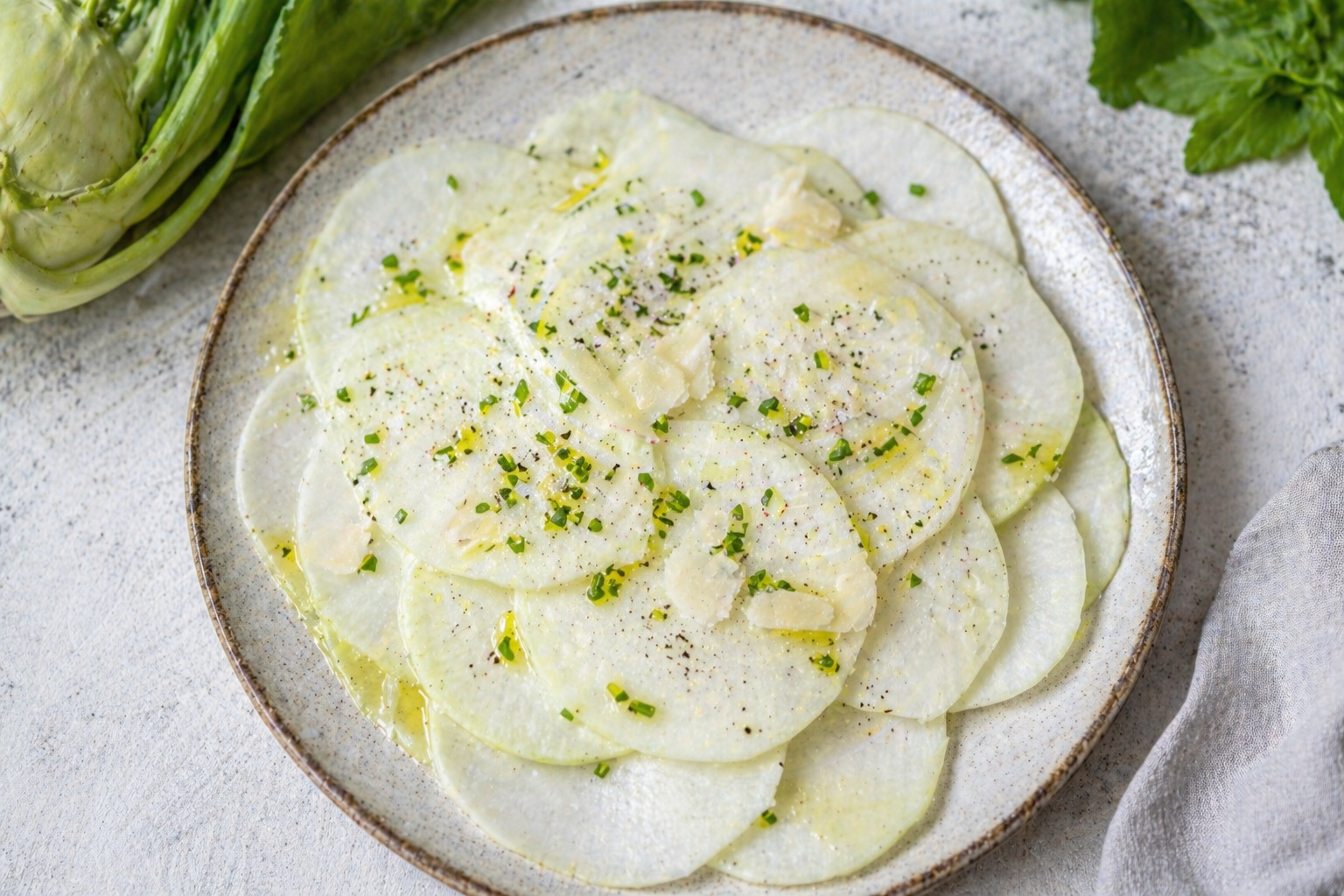 KOHLRABI CARPACCIO KLASSISCH